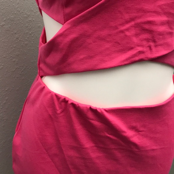 🌸 Scilence +Noise cut out pink dress - Picture 2 of 5